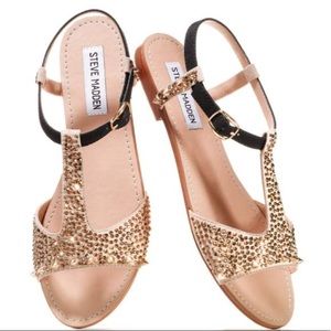 Steve Madden studded flat sandals